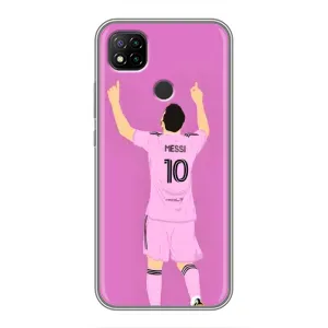 Чехлы Лео Месси в Майами на Xiaomi Redmi 9c (Празднование Месси)