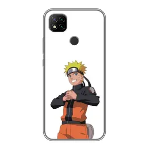Чехлы с принтом Наруто на Xiaomi Redmi 9c (Радосный Наруто)