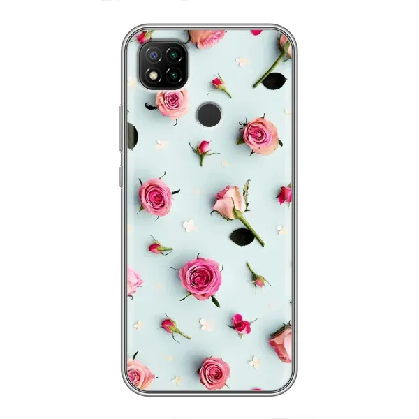 Чехол с рисунком «Разные цветы» для Xiaomi Redmi 9c Чехол с рисунком «Разные цветы» для Xiaomi Redmi 9c