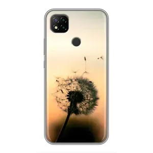 Силіконовий Чохол з кульбабками на Xiaomi Redmi 9c (Роздмухана кульбабка)