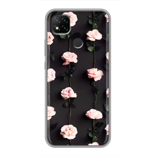 Чехол с рисунком «Розы» для Xiaomi Redmi 9c Чехол с рисунком «Розы» для Xiaomi Redmi 9c