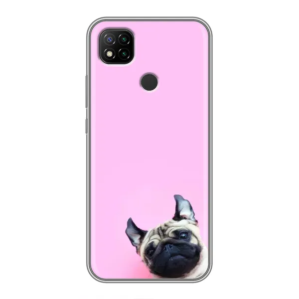 Чехол с рисунком «Собака на розовом» для Xiaomi Redmi 9c Чехол с рисунком «Собака на розовом» для Xiaomi Redmi 9c