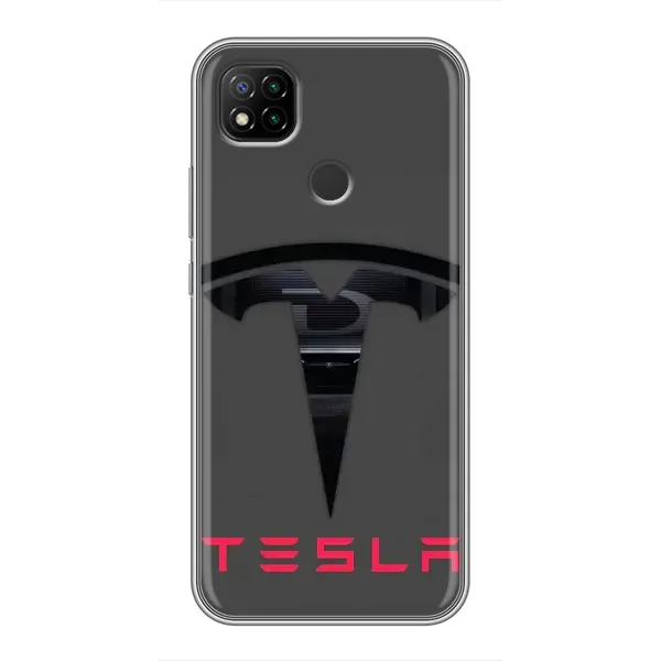 Чехол с рисунком «Logo TESLA» для Xiaomi Redmi 9c Чехол с рисунком «Logo TESLA» для Xiaomi Redmi 9c