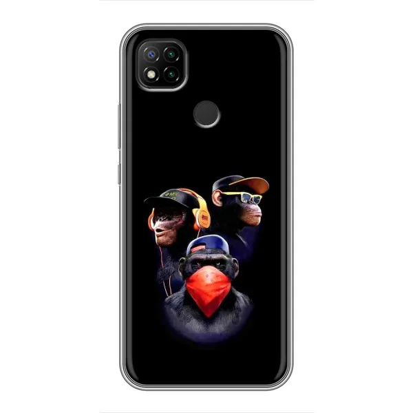 Чехол с рисунком «Три обезьяны» для Xiaomi Redmi 9c Чехол с рисунком «Три обезьяны» для Xiaomi Redmi 9c