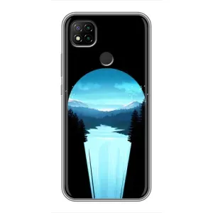 Літній Чохол на Xiaomi Redmi 9c (Синій Водоспад)