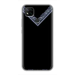 Силиконовый Чехол на Xiaomi Redmi 9c (Воротник вышиванки)