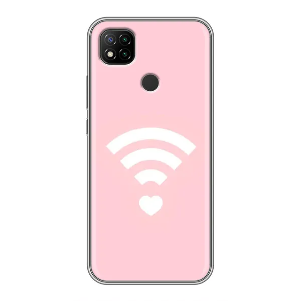 Чехол с рисунком «WiFi Love» для Xiaomi Redmi 9c Чехол с рисунком «WiFi Love» для Xiaomi Redmi 9c