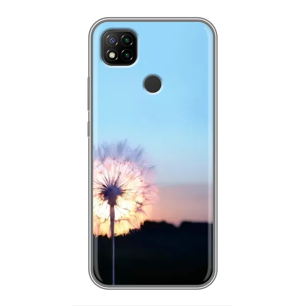 Чехол с рисунком «Закат с одуванчиком» для Xiaomi Redmi 9c Чехол с рисунком «Закат с одуванчиком» для Xiaomi Redmi 9c