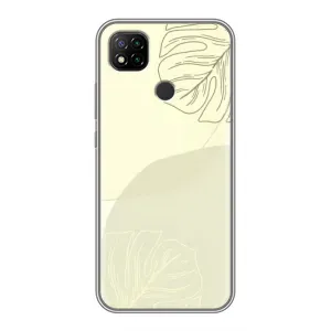 Чохол квітковий дизайн для Xiaomi Redmi 9c (Зелений фон)