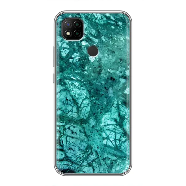 Чехол с рисунком «Зеленый мрамор» для Xiaomi Redmi 9c Чехол с рисунком «Зеленый мрамор» для Xiaomi Redmi 9c