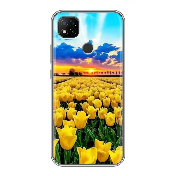 Чехол с рисунком «Желтые тюльпаны» для Xiaomi Redmi 9c Чехол с рисунком «Желтые тюльпаны» для Xiaomi Redmi 9c