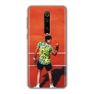Чехлы с принтом Спортивная тематика для Xiaomi Redmi K20 (Алькарас Теннисист)