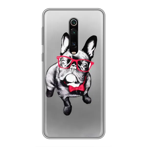 Чехол с рисунком «Бульдог в очках» для Xiaomi Redmi K20 Чехол с рисунком «Бульдог в очках» для Xiaomi Redmi K20