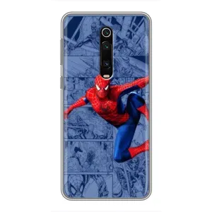 Силиконовый Чехол для Xiaomi Redmi K20 (Человек Паук)