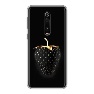 Чехол с изображением вкусной еды для Xiaomi Redmi K20 (Чёрная клубника)