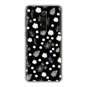 Чохли з тематикою "КВІТИ" на Xiaomi Redmi K20 (цвітіння на чорному)