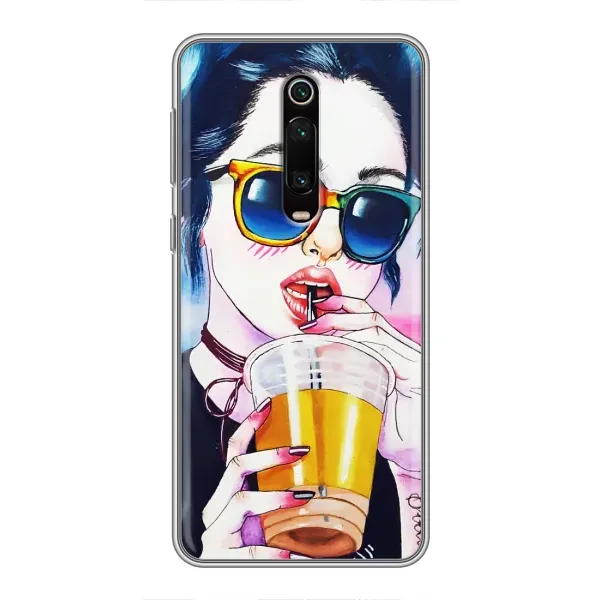 Чехол с рисунком «Девушка с коктейлем» для Xiaomi Redmi K20 Чехол с рисунком «Девушка с коктейлем» для Xiaomi Redmi K20