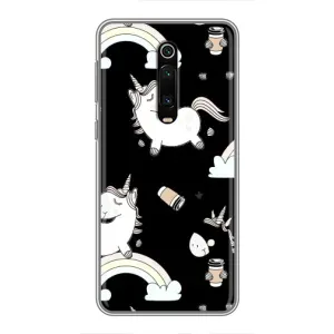 Чохол Unicorn на Xiaomi Redmi K20 (Єдинорог з кавою)