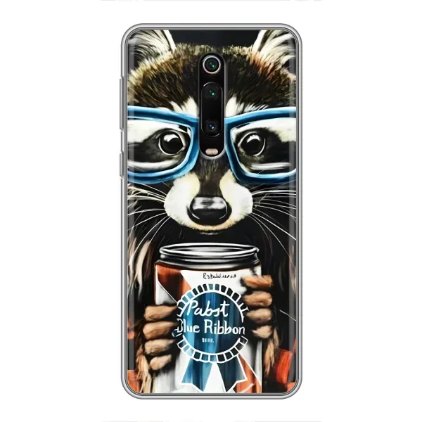Чехол с рисунком «Енот в очках» для Xiaomi Redmi K20 Чехол с рисунком «Енот в очках» для Xiaomi Redmi K20