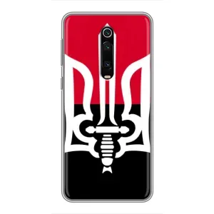 Чехлы УПА (Красно-Чёрный) на Xiaomi Redmi K20 (Герб Украины)