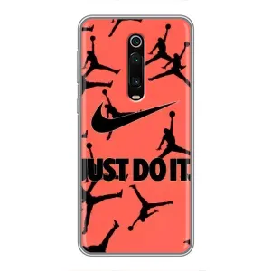 Силиконовый Чехол Nike Air Jordan на Редми К20 (Just Do It)