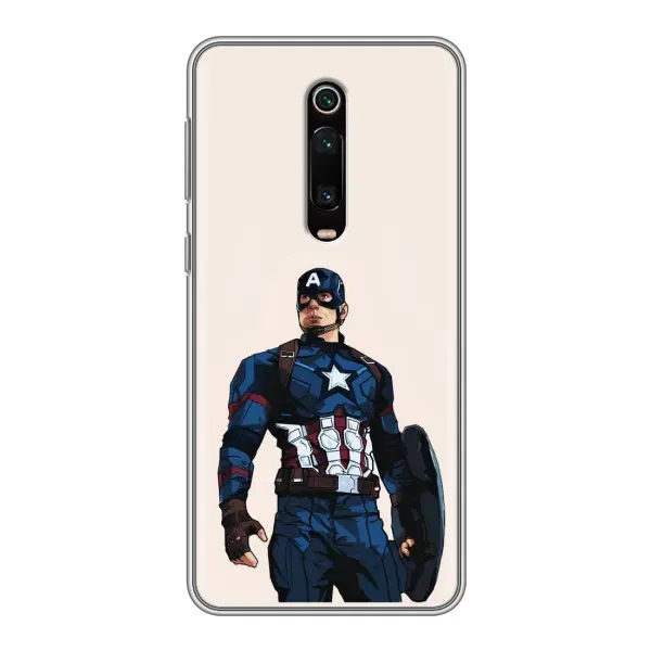 Чехол с рисунком «Капитан Америка» для Xiaomi Redmi K20