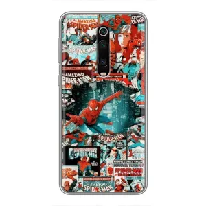 Чехол Супергерой Человека Паука на Xiaomi Redmi K20 (Комиксы Человек Паук)
