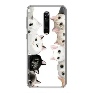 Силіконовий чохол з котиком для Xiaomi Redmi K20 (Коти)