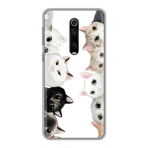 Чехол с рисунком «Коты» для Xiaomi Redmi K20 Чехол с рисунком «Коты» для Xiaomi Redmi K20