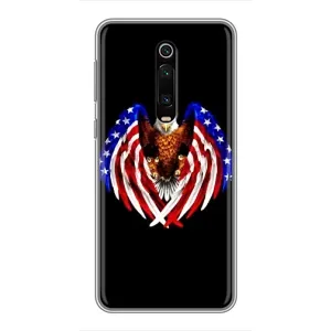 Чехол Флаг USA для Xiaomi Redmi K20 (Крылья США)
