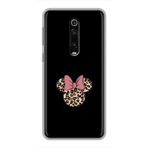 Чехол с леопардовым принтом на Xiaomi Redmi K20 (Леопардовая Минни)