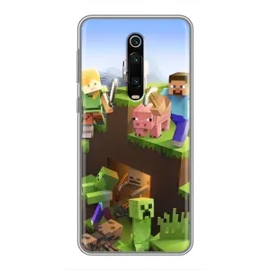 Чехлы для Xiaomi Redmi K20 (Персонажи Майн Крафт) (Майн-крафт)