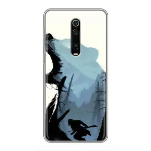 Силіконовий бампер з картинкою звірів для Xiaomi Redmi K20 (Ведмідь та ліс)