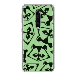Силіконовий Чохол з Энотами на Xiaomi Redmi K20 (Мордочки Єнота)