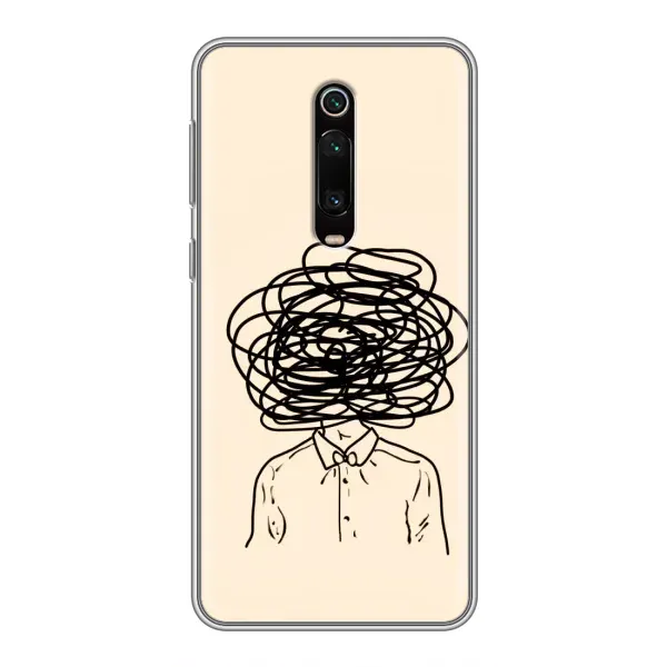Чехол с рисунком «Мысли» для Xiaomi Redmi K20