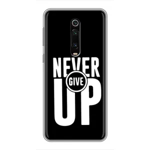 Силиконовый Чехол на Xiaomi Redmi K20 с картинкой Nike (Never Give UP)