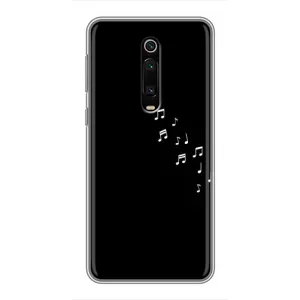 Чохол з картинками на чорному фоні для Xiaomi Redmi K20 (Ноти)