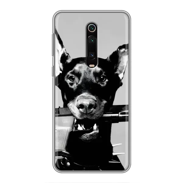 Чехол с рисунком «Опасный доберман» для Xiaomi Redmi K20 Чехол с рисунком «Опасный доберман» для Xiaomi Redmi K20