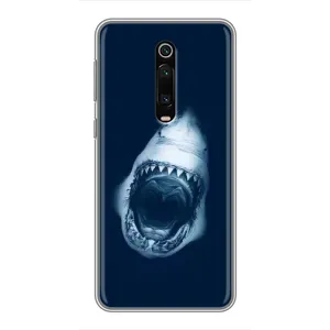 Силіконовий бампер з картинкою звірів для Xiaomi Redmi K20 (Пащу Акули)