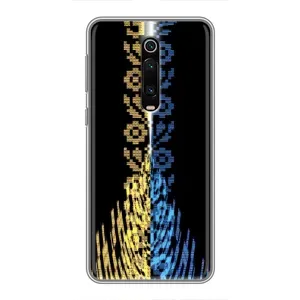 Силиконовый Чехол на Xiaomi Redmi K20 (Патриотическая вышиванка)