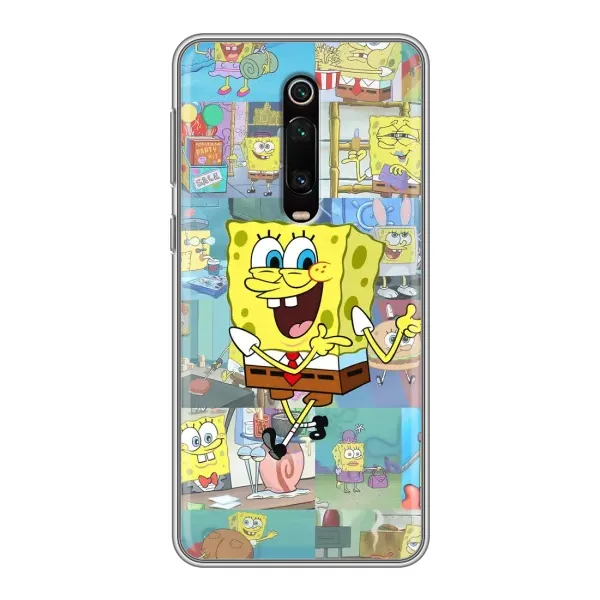 Чохол з малюнком «Радісний Спанч Боб» для Xiaomi Redmi K20 Чохол з малюнком «Радісний Спанч Боб» для Xiaomi Redmi K20