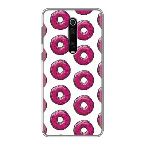 Чехол с изображением вкусной еды для Xiaomi Redmi K20 (Розовые пончик)