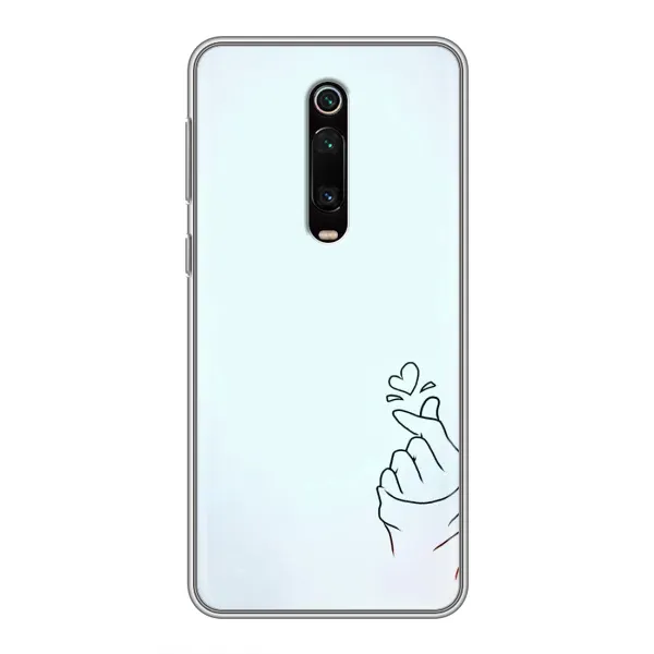 Чехол с рисунком «Сердце на голубом» для Xiaomi Redmi K20
