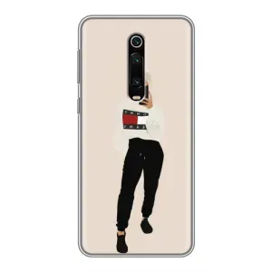 Силиконовый Чехол на Xiaomi Redmi K20 с картинкой Стильных Девушек (Стильная)
