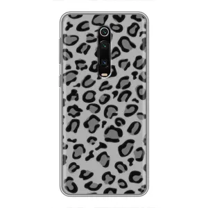 Чехол с леопардовым принтом на Xiaomi Redmi K20 (Темный леопрад)