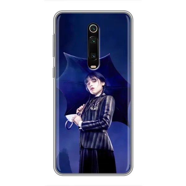 Чехол с рисунком «Уэнсдей с зонтом» для Xiaomi Redmi K20