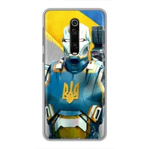 Силиконовый Чехол на Xiaomi Redmi K20 (Я-Украина) (Украинский робокоп)