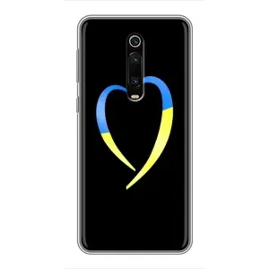 Силиконовый Чехол на Xiaomi Redmi K20 (Я-Украина) (Украинское сердце)