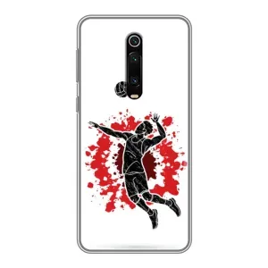 Чехлы с принтом Спортивная тематика для Xiaomi Redmi K20 (Волейболист)
