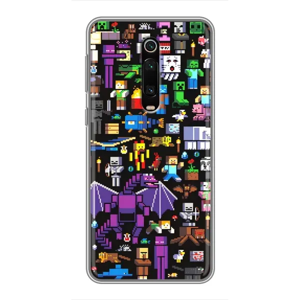 Чехол с рисунком «Все персонажи» для Xiaomi Redmi K20